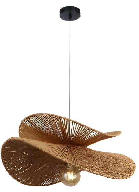 TOOLIGHT hängande taklampa APP1828-1CP Svart/Brun 58x58x50cm