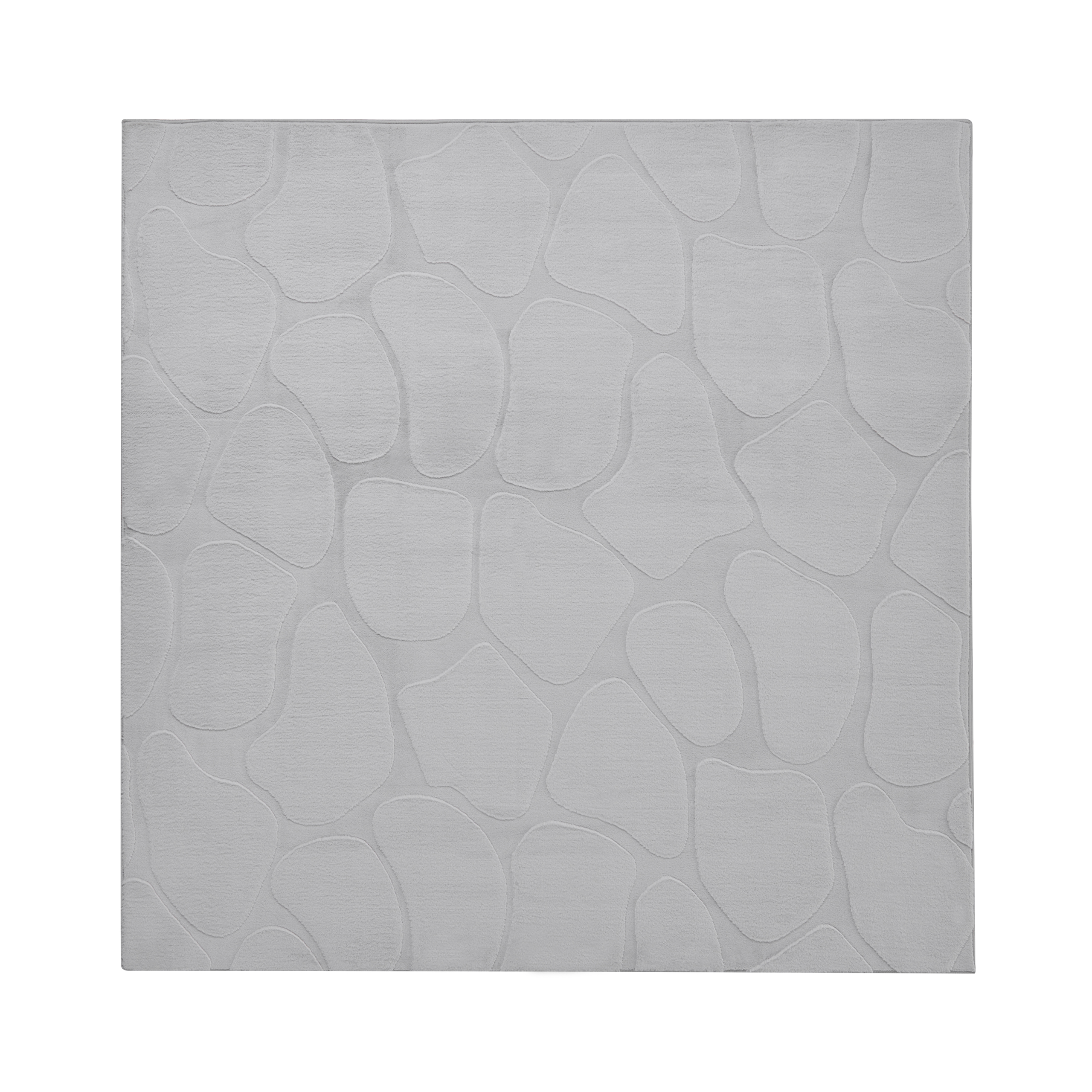 Matta KAWI Ljusgrå 160 x 160 cm
