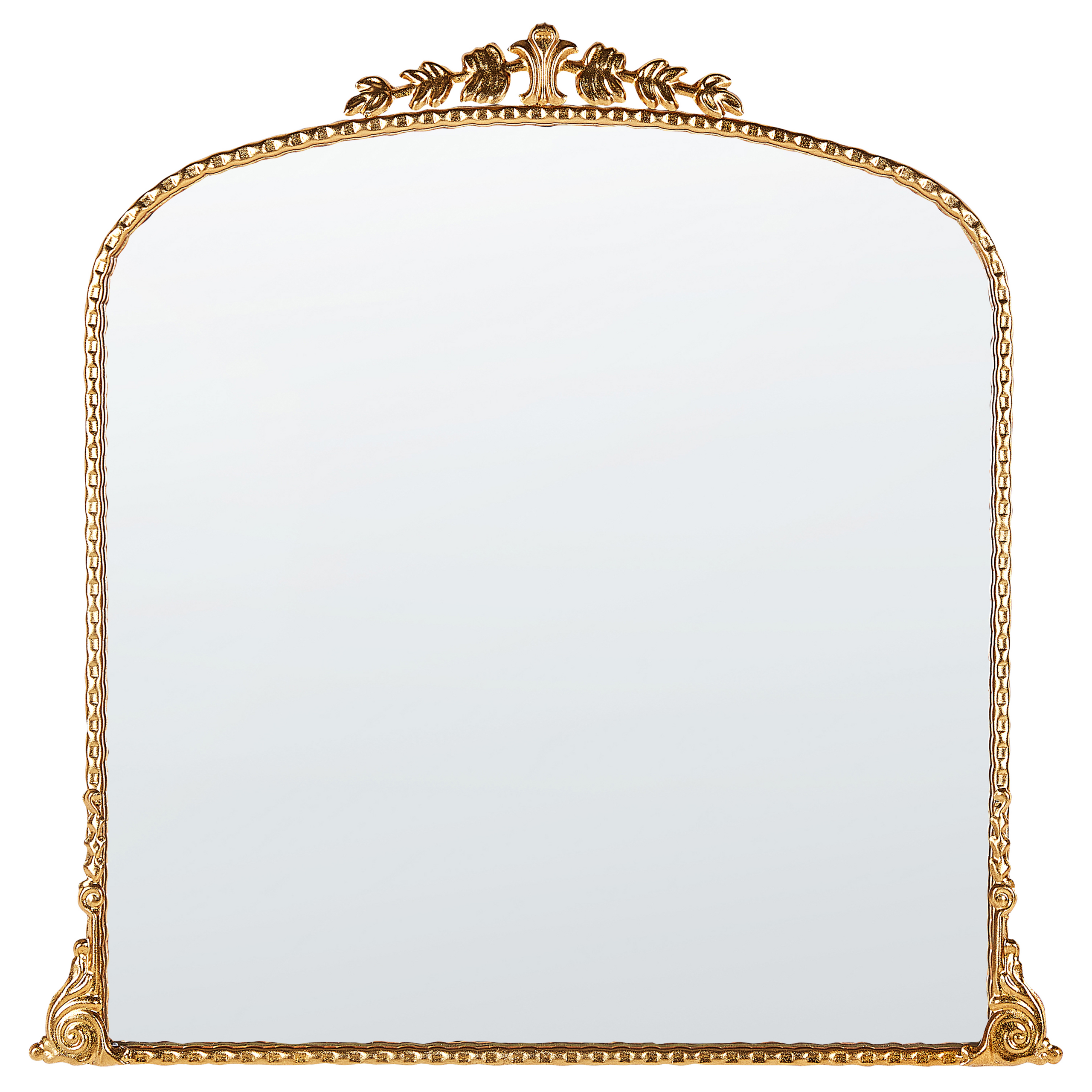 Väggspegel LIVRY 71 cm 71 cm Metall Guld