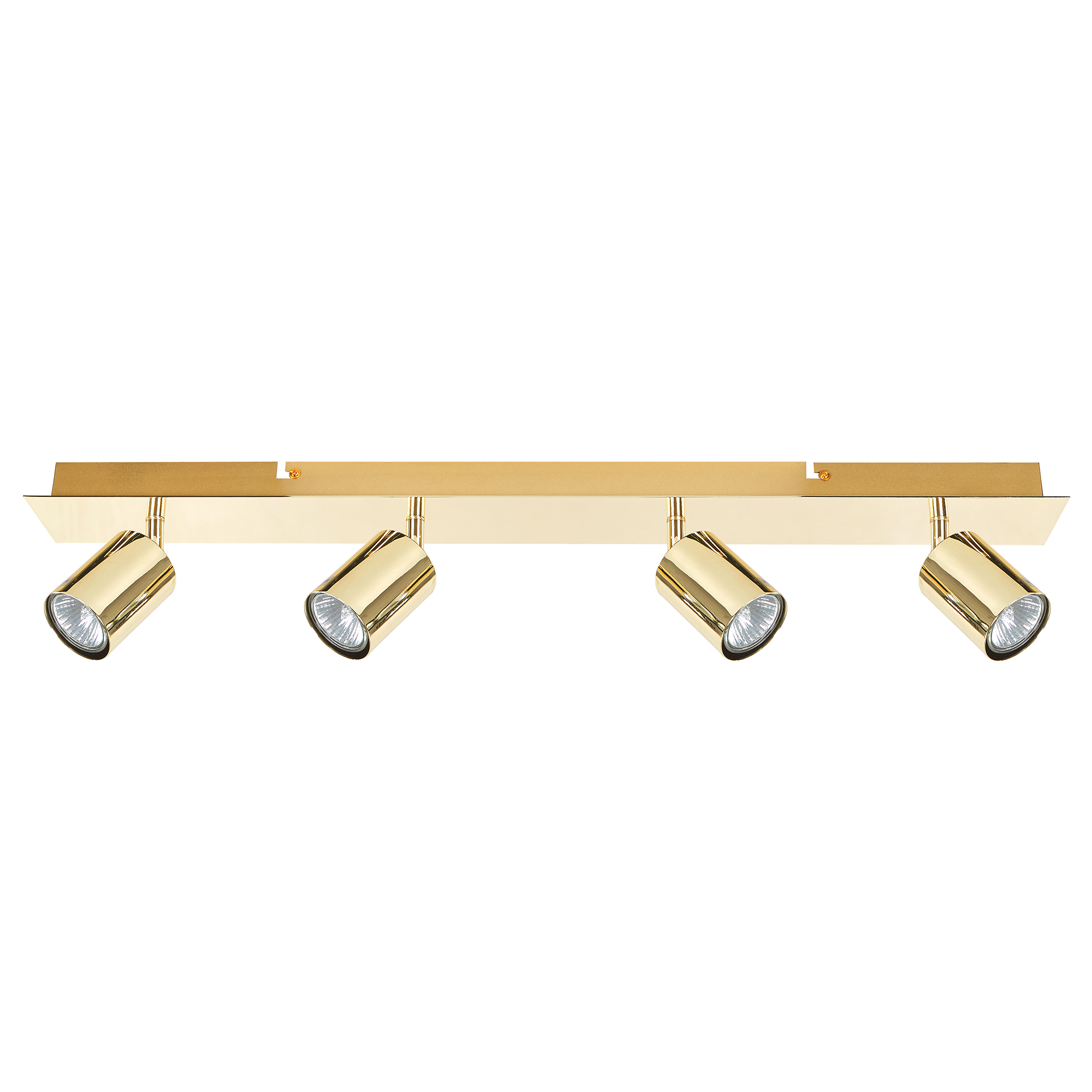 Spotlight med 4 lampor TIGRIS Justerbar Metall Guld