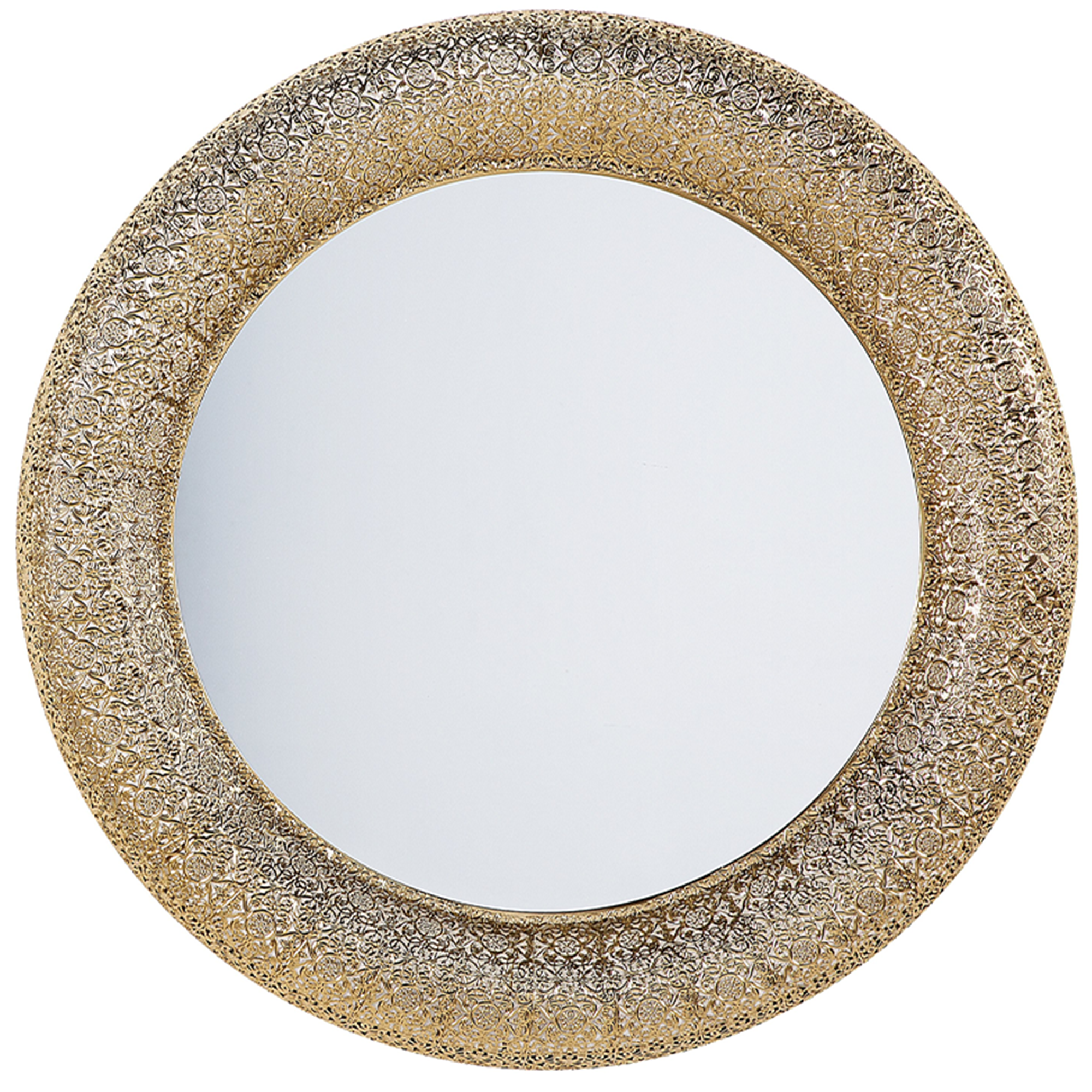Väggspegel CHANNAY 80 cm 80 cm Metall Guld