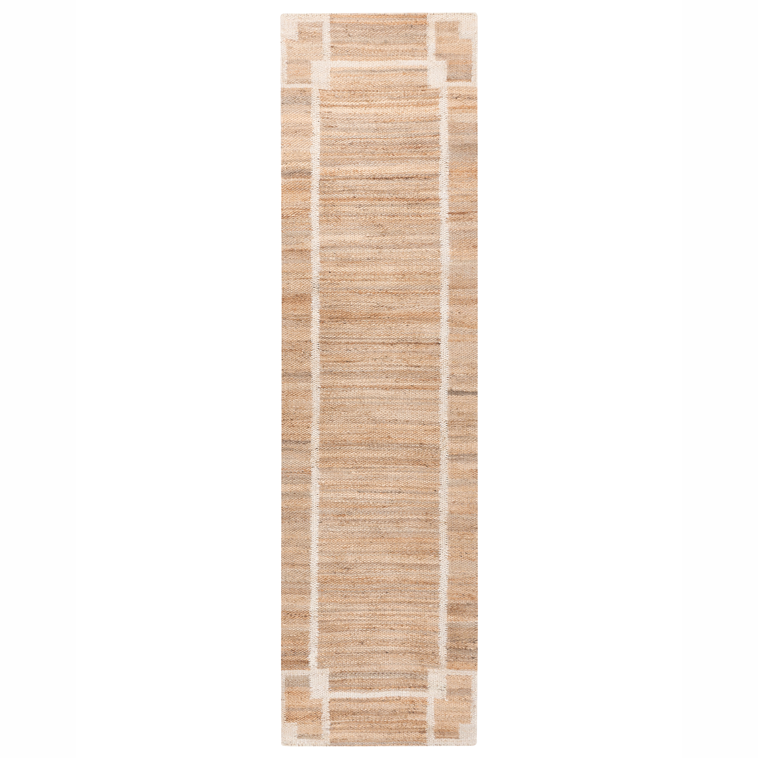Matta GONDIA Ljusbeige 80 x 300 cm Jute