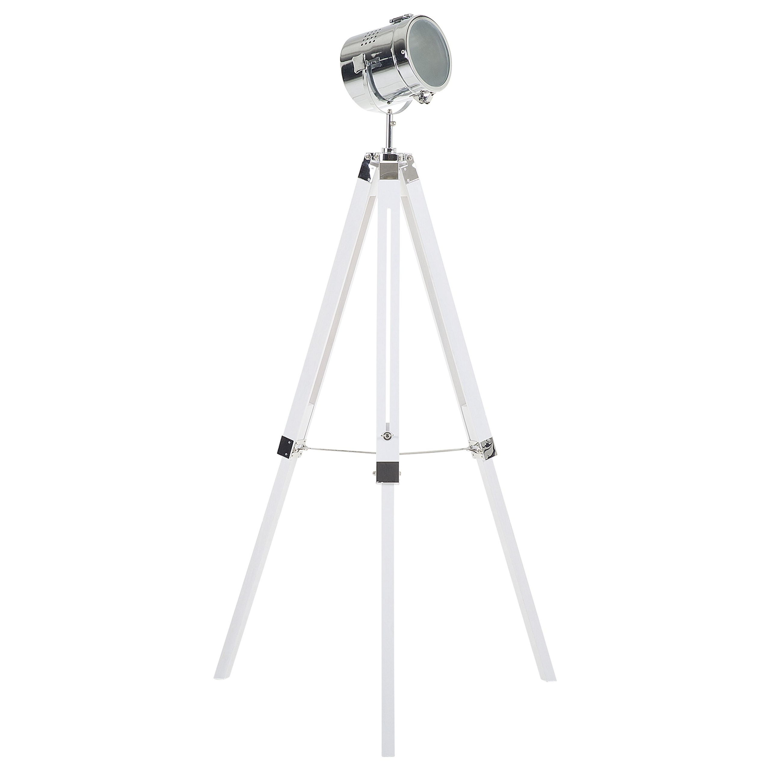 Golvlampa ALZETTE Furu Vit