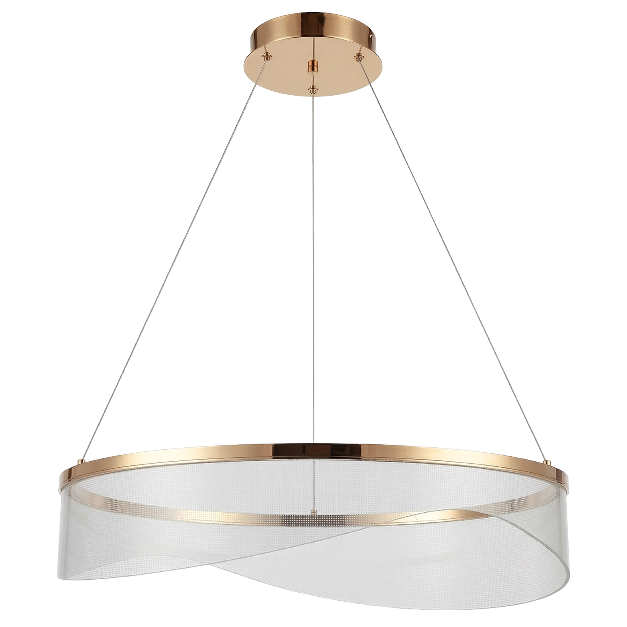 TOOLIGHT hängande taklampa G145-CP GOLD 60cm Guld 11x60x60cm