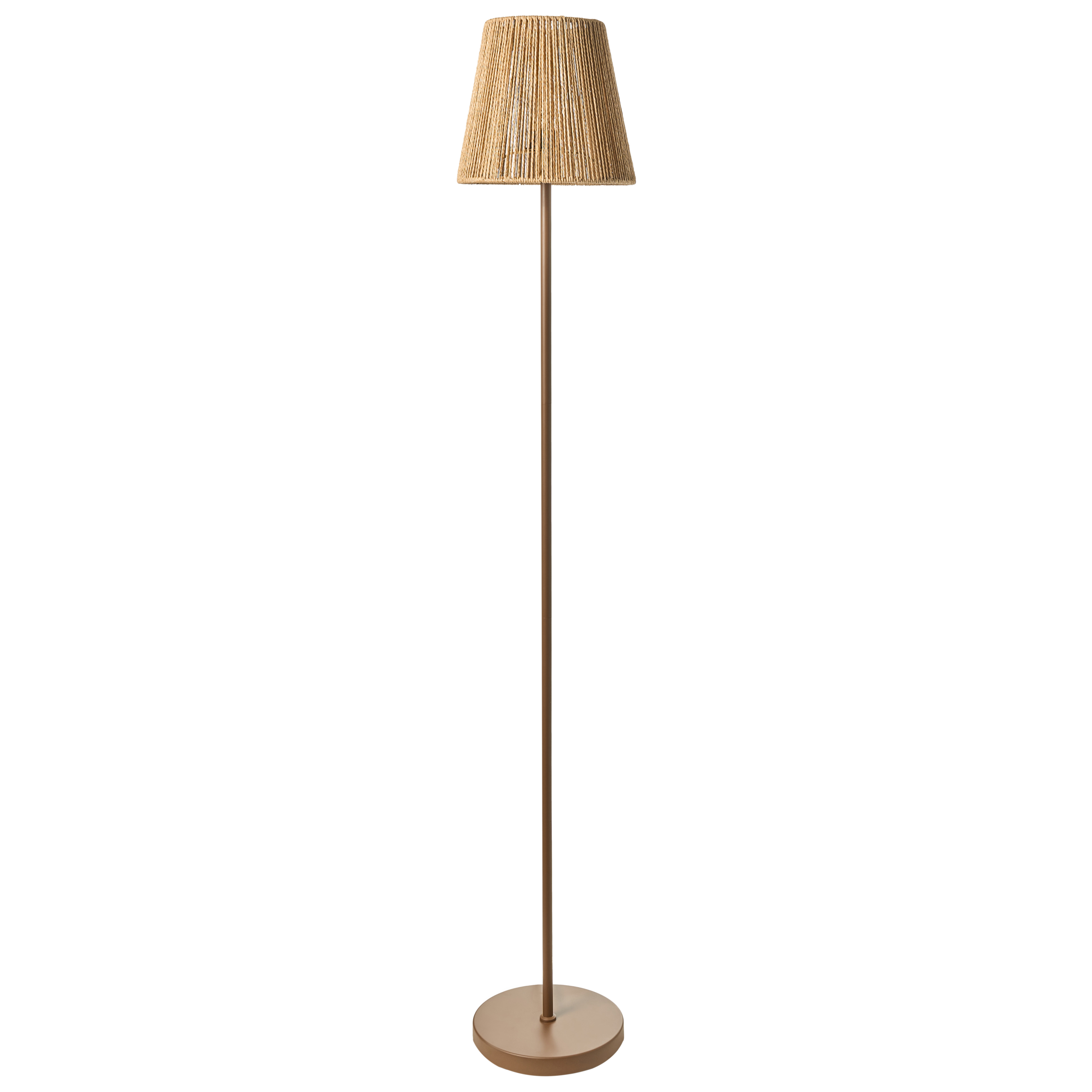 Golvlampa HANGER Metall Brun