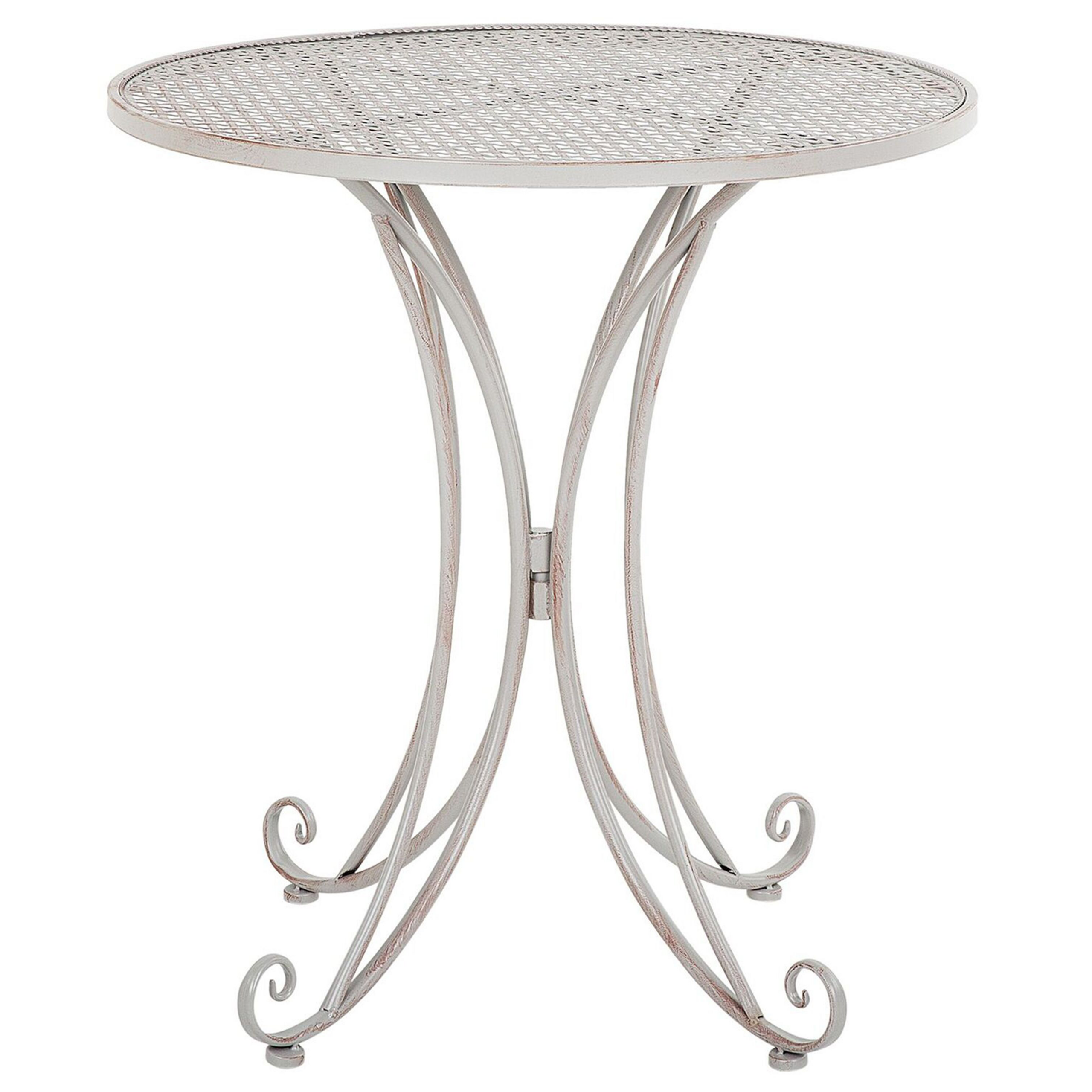 Bistrobord CILENTO 71 cm 71 cm Metall Grå