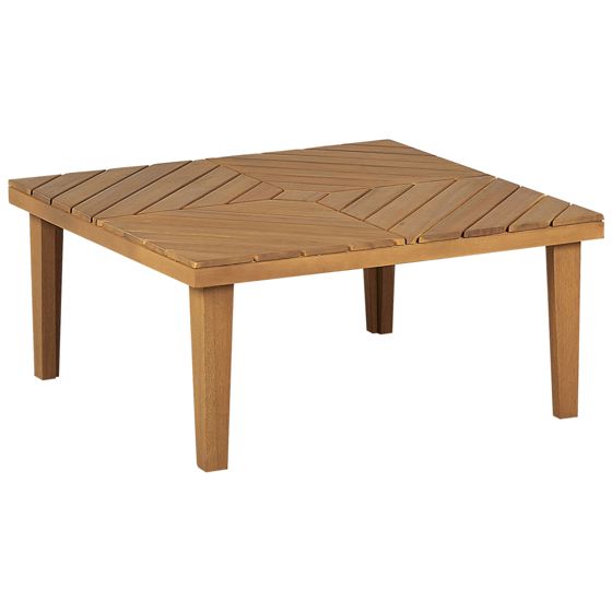 Trädgårdssoffbord BARATTI 70 cm 70 cm Akaciaträ Brun