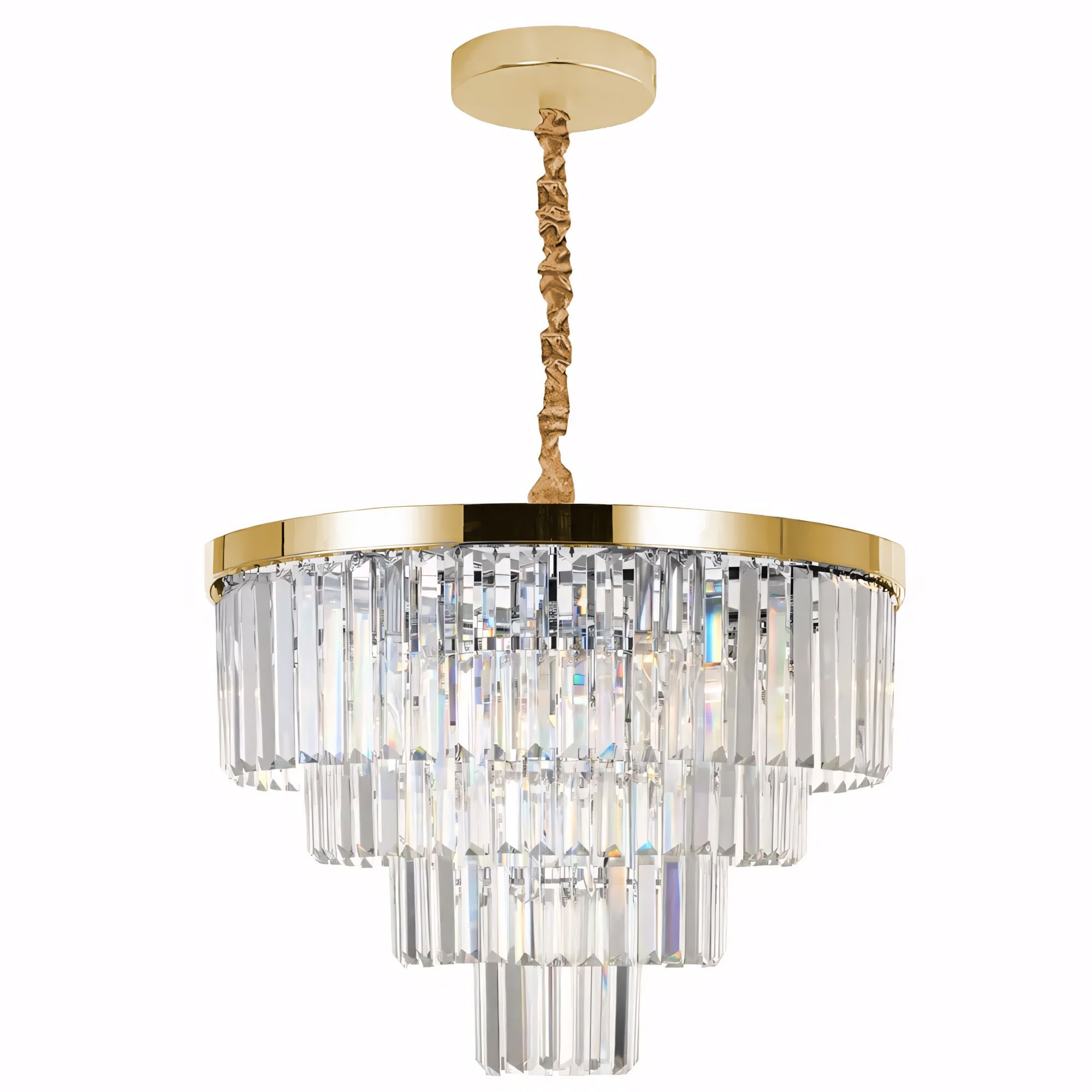 TOOLIGHT hängande taklampa APP1533-6CP4 Guld 58x58x83,5cm