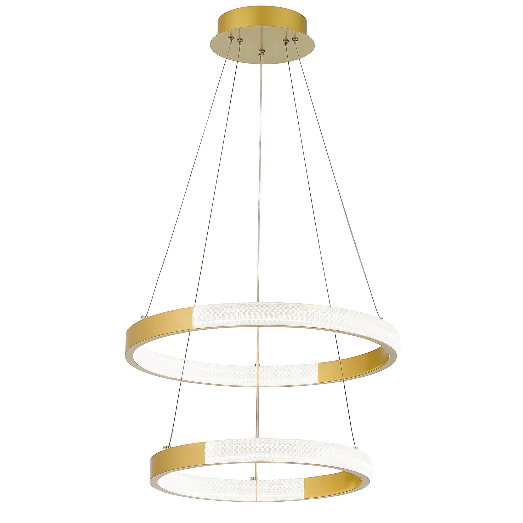 TOOLIGHT hängande taklampa LHJ044-CP2 LED Guld 60x60x120cm