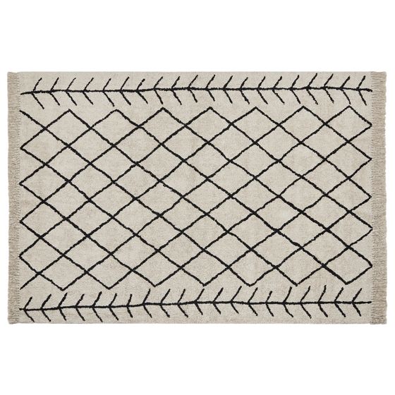 Matta BOZKIR Beige 160 x 230 cm Bomull