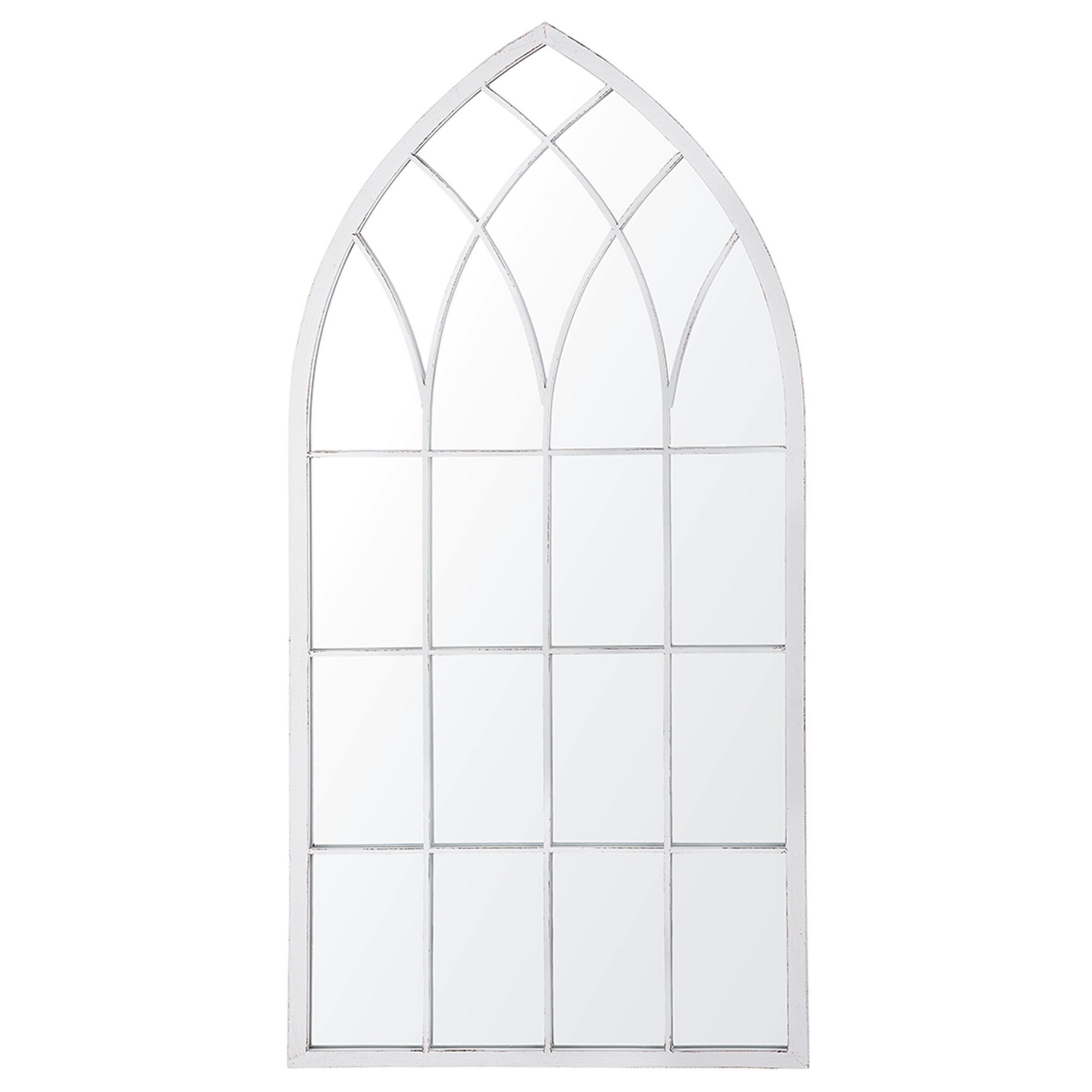 Väggspegel CASSEL 50 cm 115 cm Metall Ljusgrå