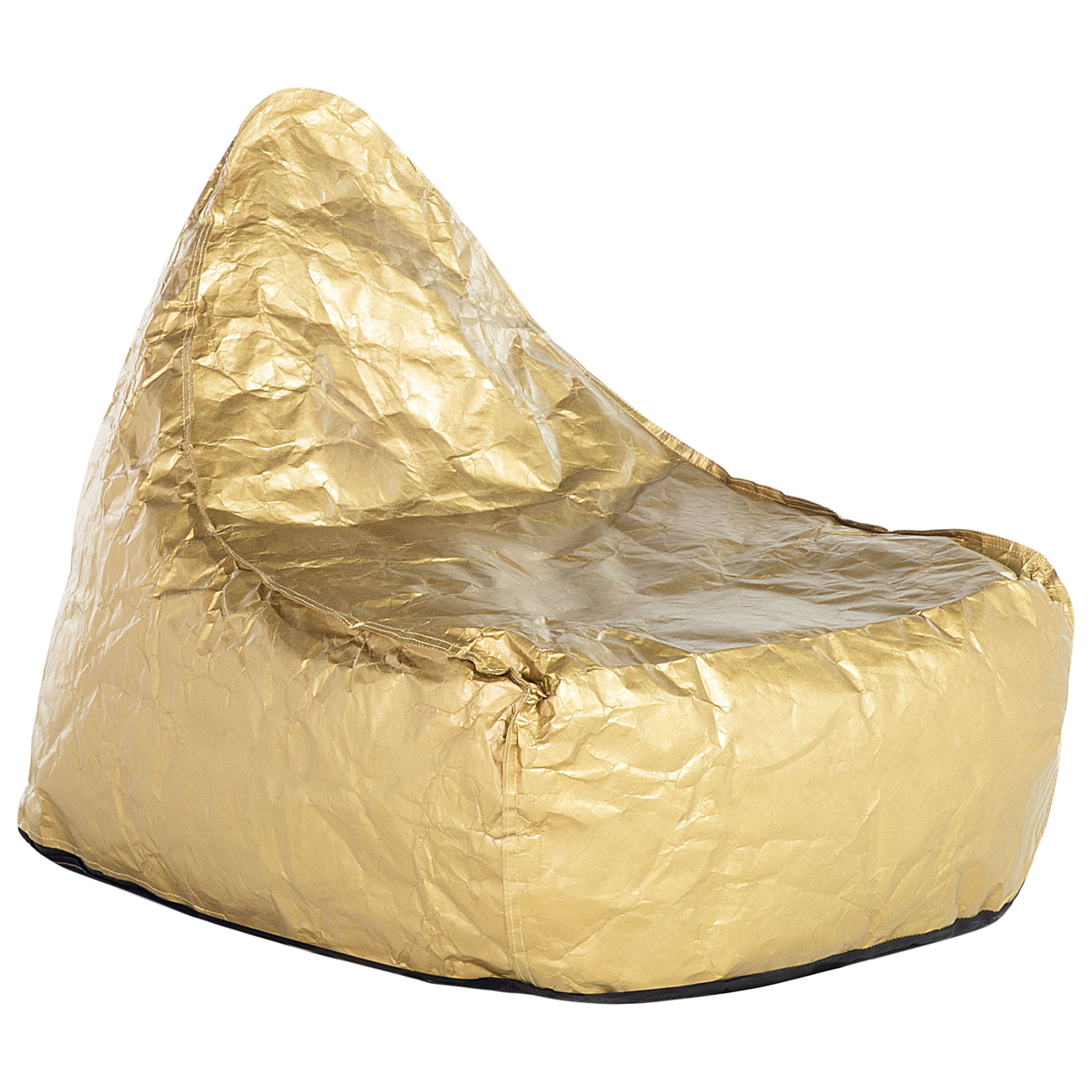 Sittsäck 200 L DROP 63 cm 75 cm Guld