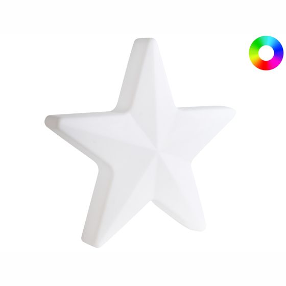 LED-golvlampa för utomhusbruk OLSAN 76 cm Stjärna Vit