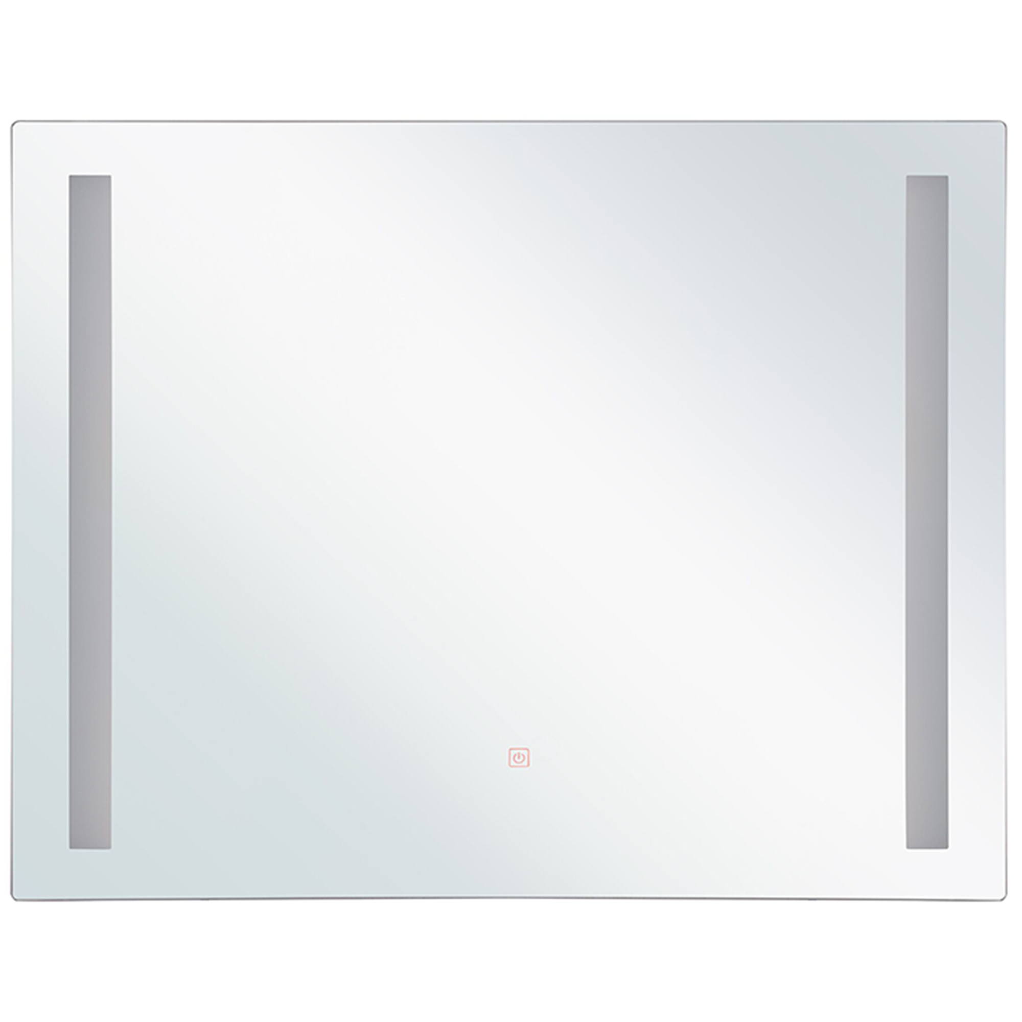 Badrumsspegel med LED LIRAC 70 cm 60 cm Silver