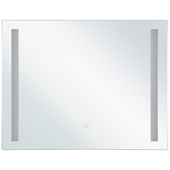 Badrumsspegel med LED LIRAC 70 cm 60 cm Silver