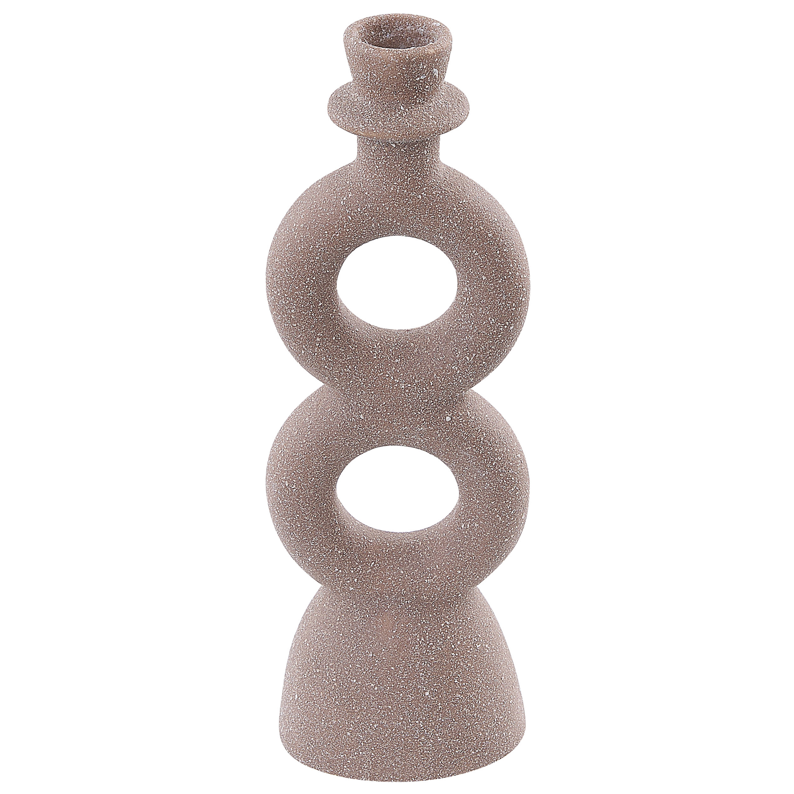 Ljusstake NAOUSA 23 cm Keramik Beige