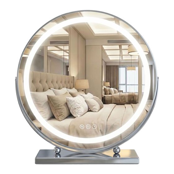 REA spegel Make-up 50cm LED Krom 12x50x53,5cm