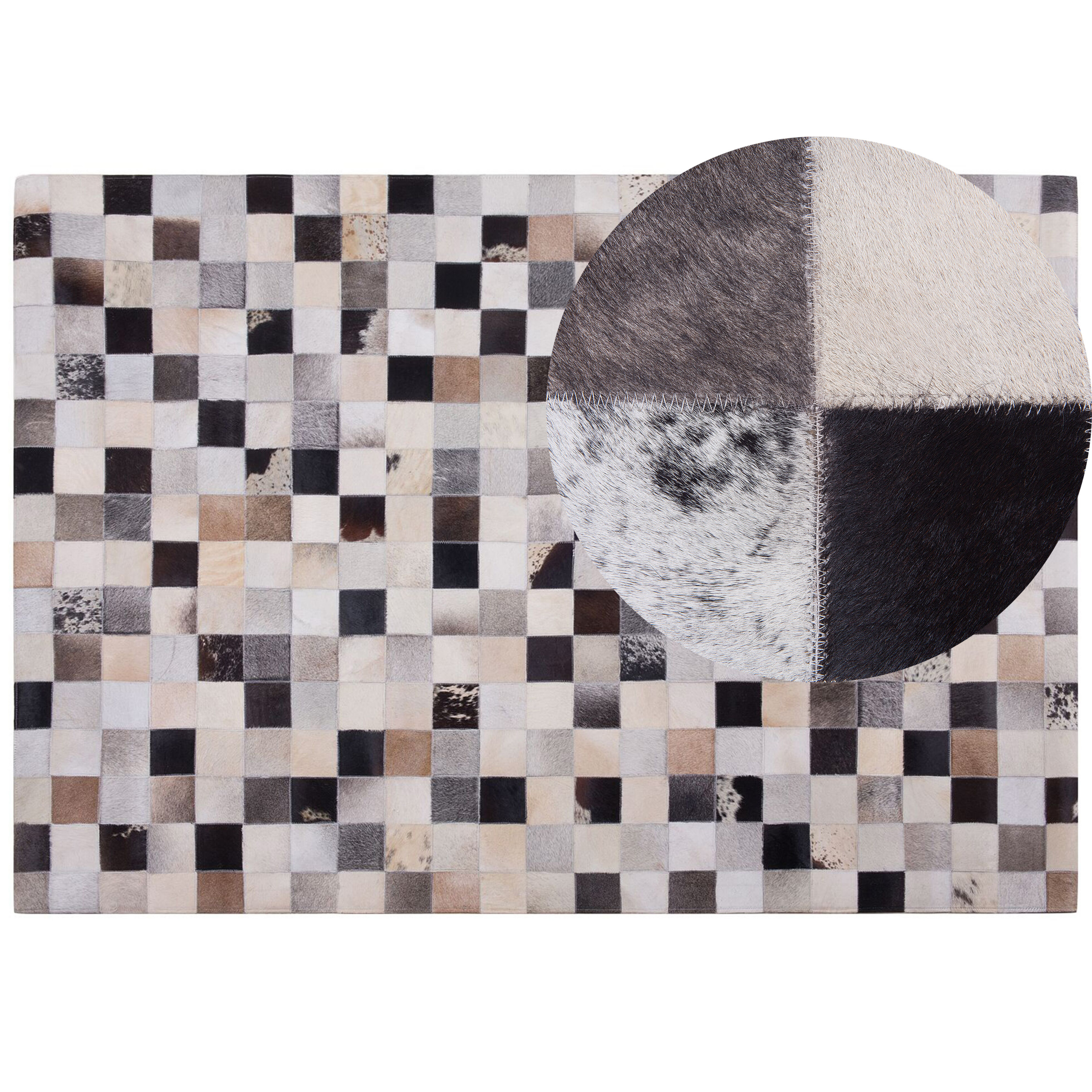 Matta RIZE Flerfärgad 160 x 230 cm Läder