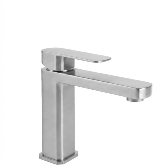 REA Tvättställsblandare Arlo Låg Borstad Nickel, 11,5x4x17cm