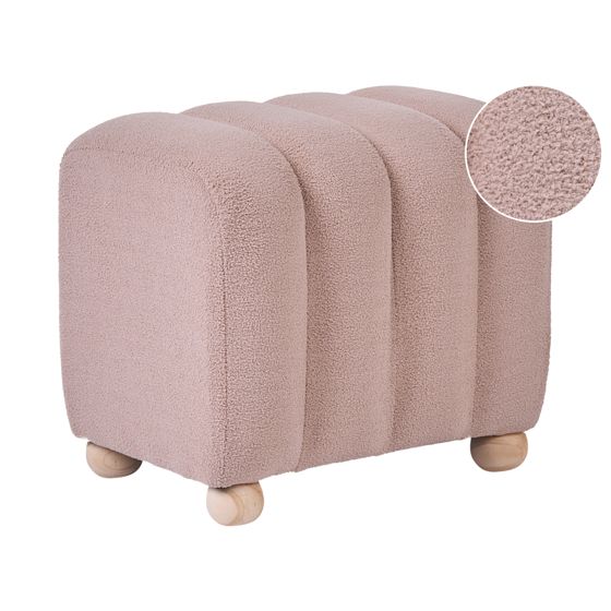Sittpuff IDYLLWILD Bouclé Beige