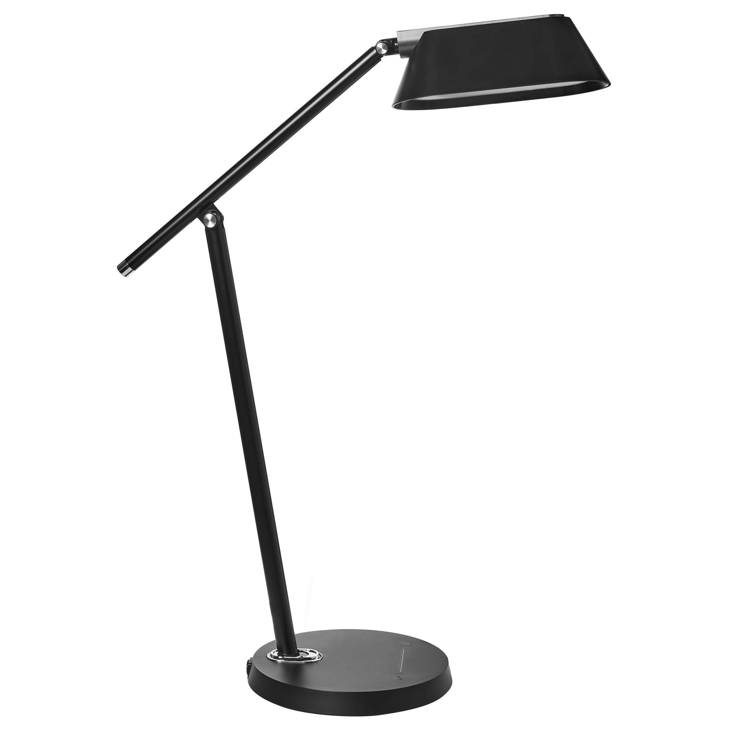 LED-skrivbordslampa LEONIS med dimmer Svart