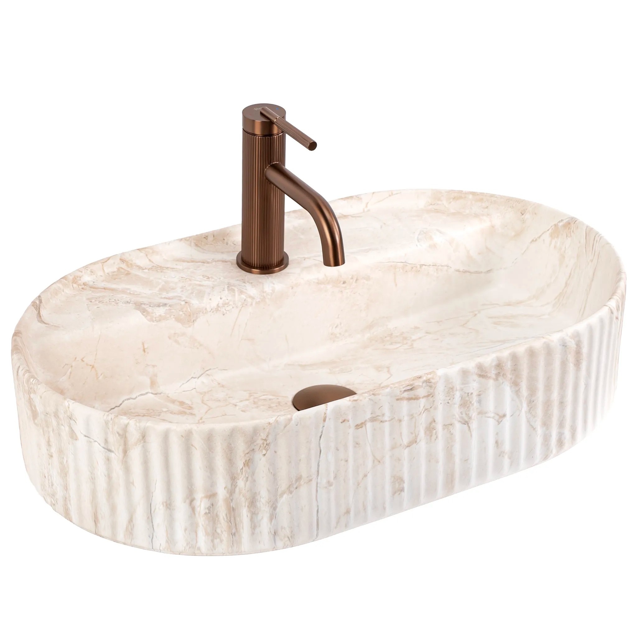 REA Bänkskål Marcela 60 Saturn Beige, 60x37x13,5cm