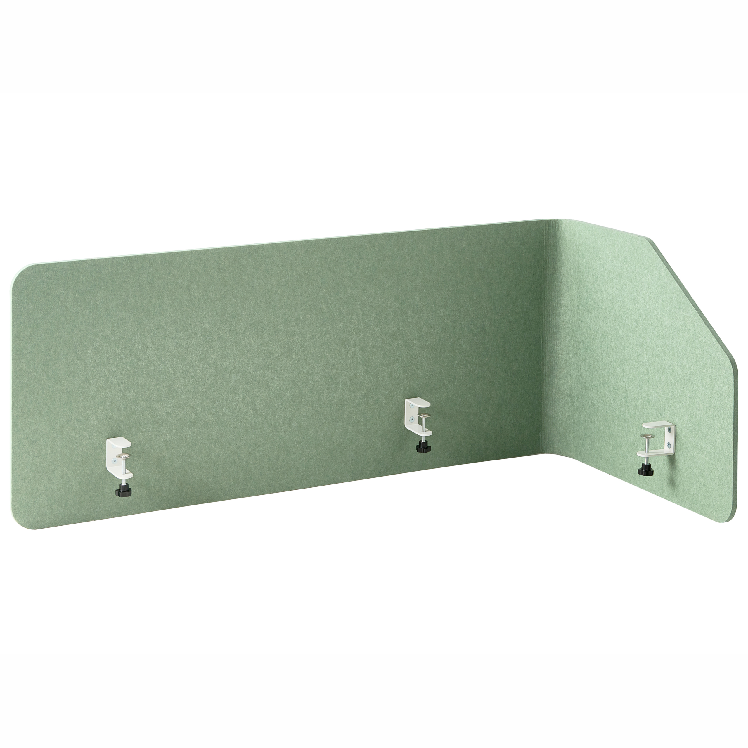Skiljevägg för skrivbord FOLDY 120 x 50 cm Ljusgrön