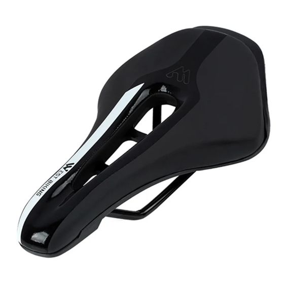 Sadel cykel läder PU mjuk för mountainbike