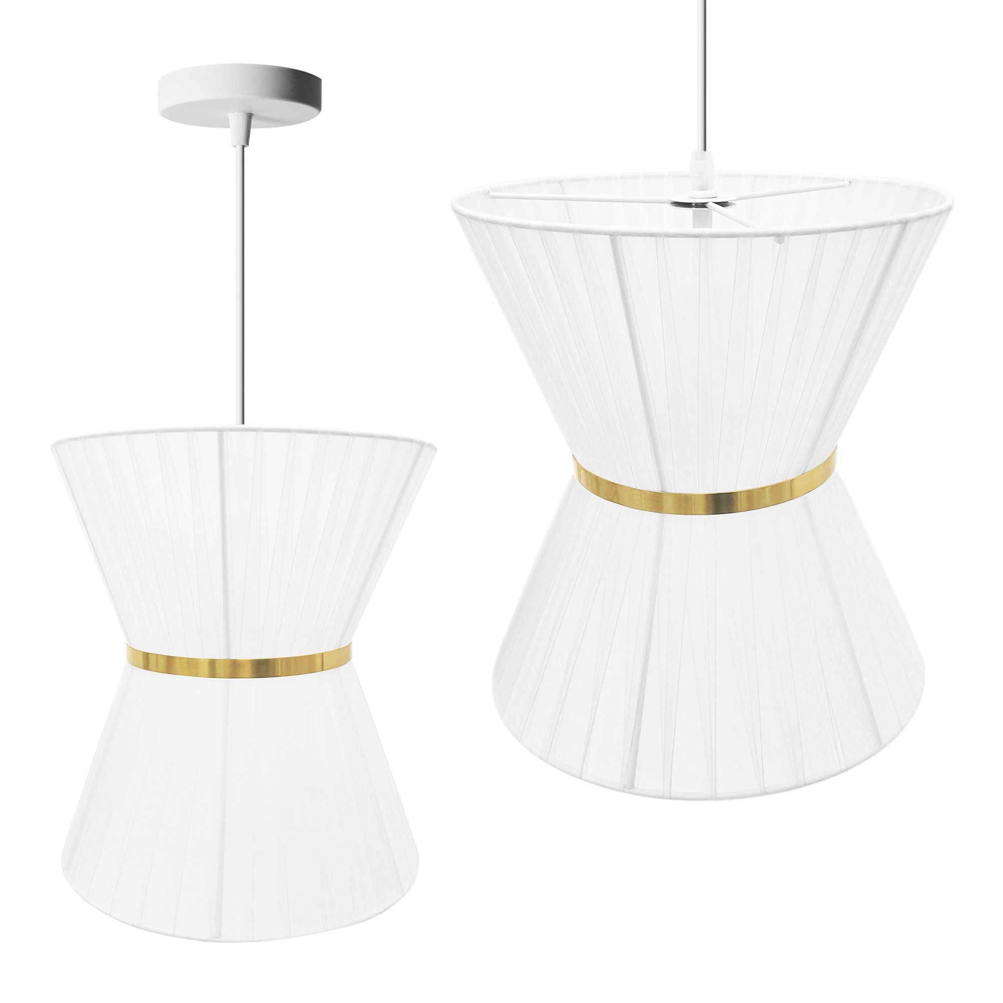 TOOLIGHT hängande taklampa APP1504-1CP Vit 30x30x35cm