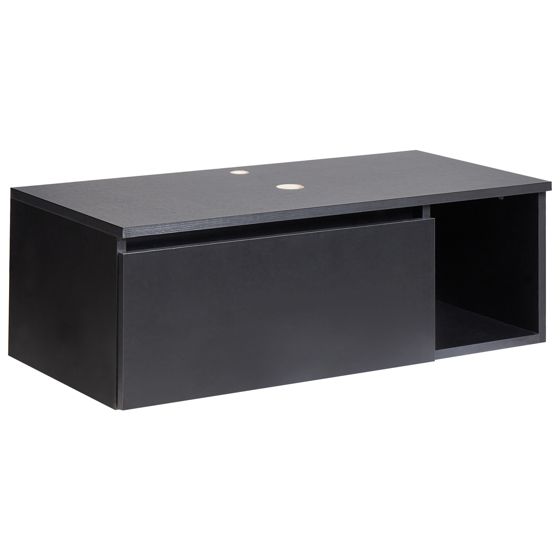 Väggmonterad kommod RUPANCO 80 cm Svart