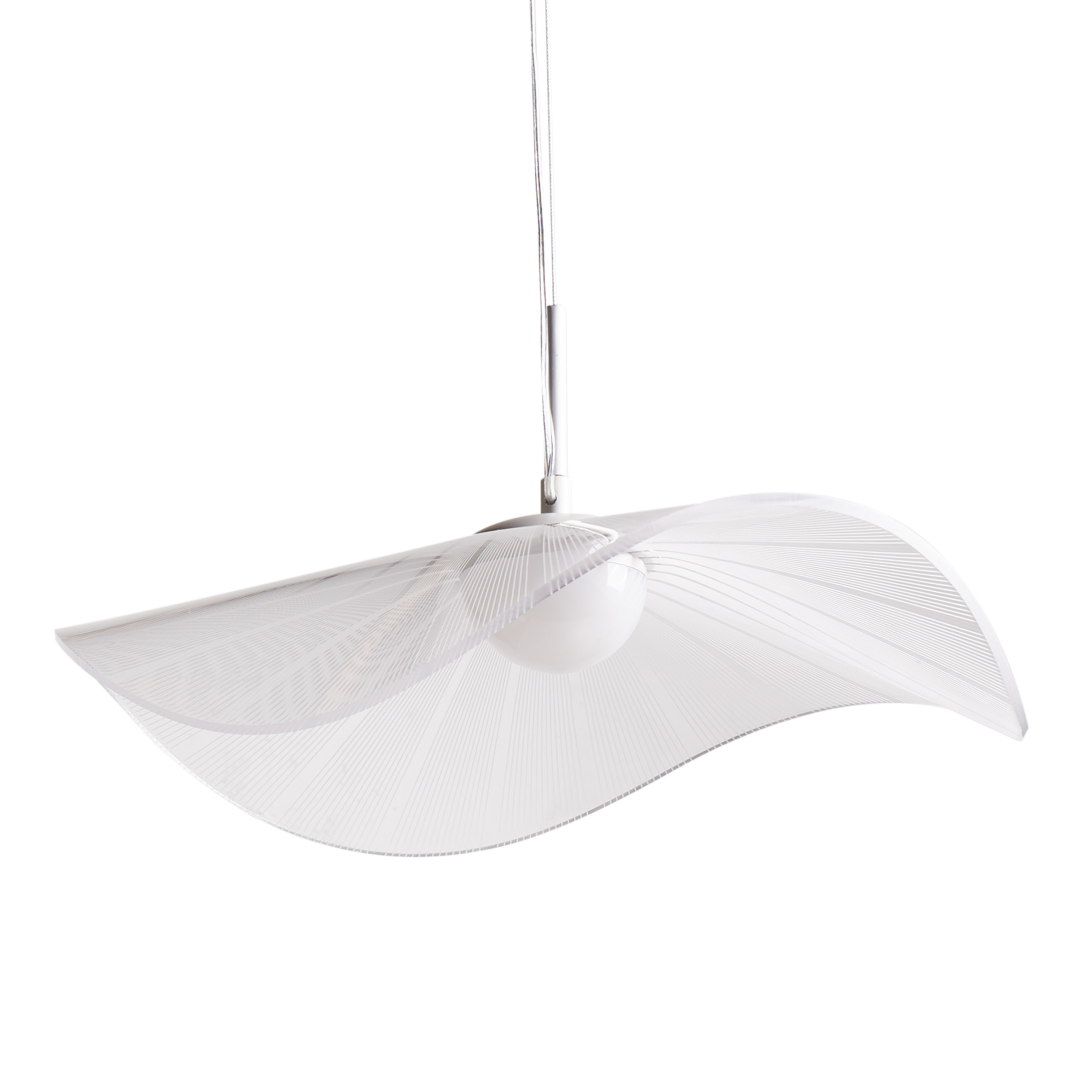 LED-pendellampa LOIRE Metall Vit