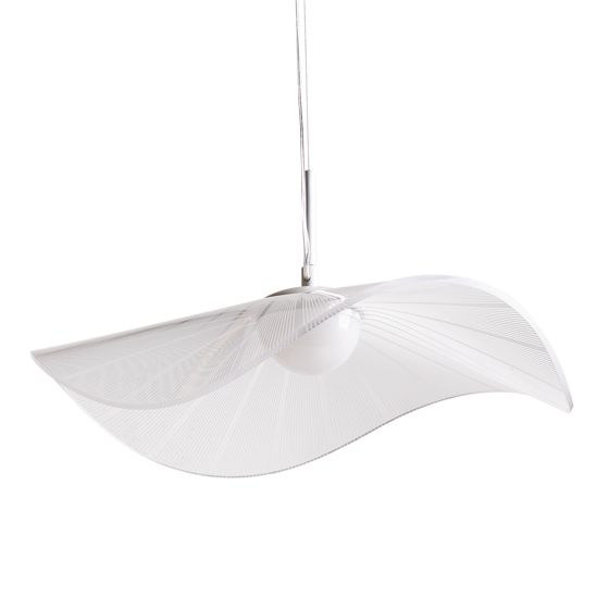 LED-pendellampa LOIRE Metall Vit