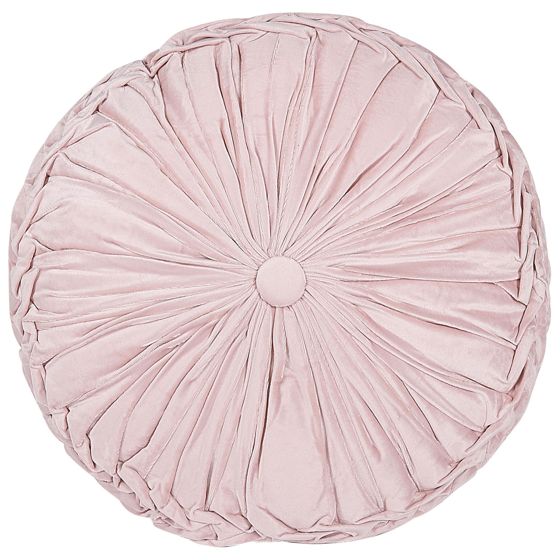 Prydnadskudde UDALA 40 x 40 cm Rosa Monokromt