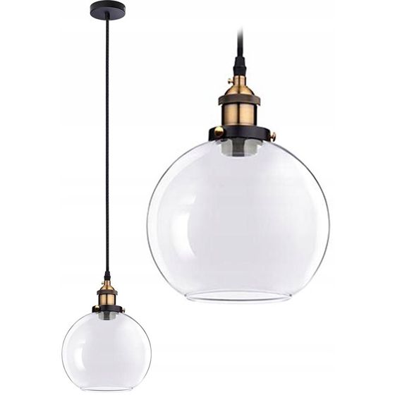 TOOLIGHT hängande taklampa APP044-1CP VERTO B Transparent 108x19x108cm
