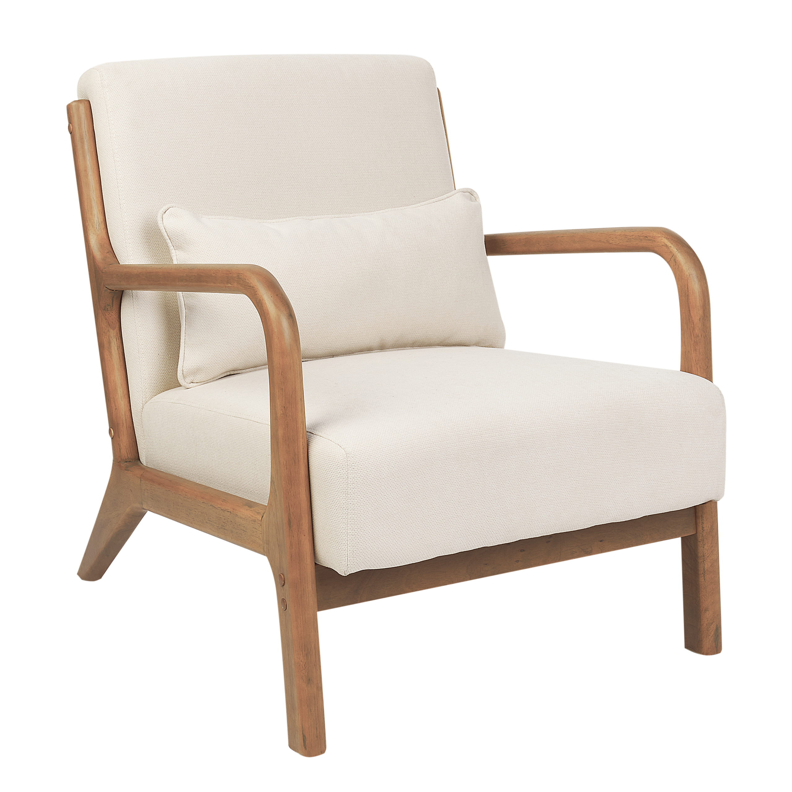 Fåtölj SKOVDE Ljusbeige