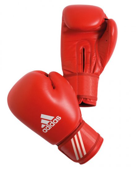 Adidas Aiba boxningshandskar, röd