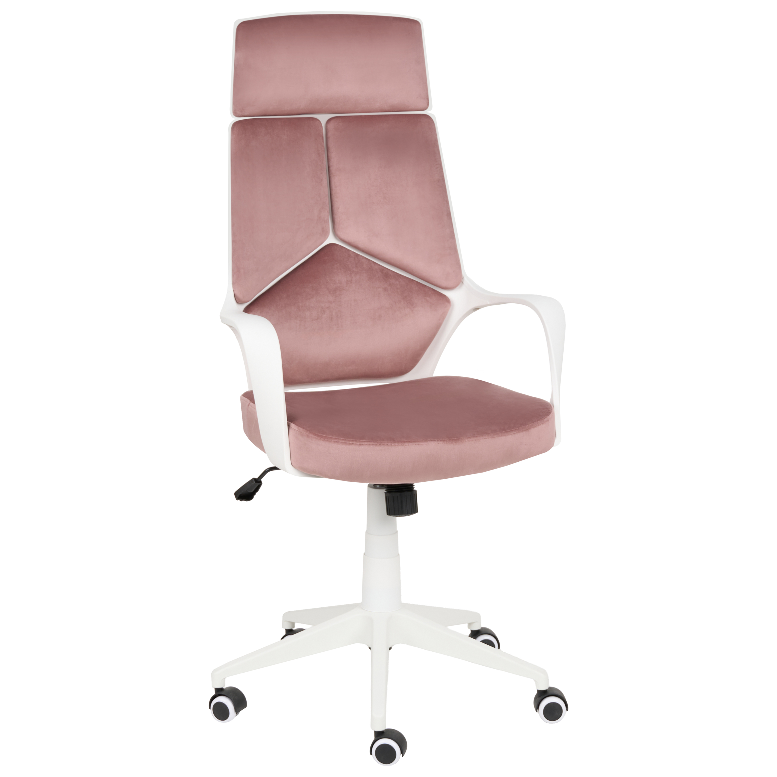 Kontorsstol DELIGHT Sammet Pastellrosa