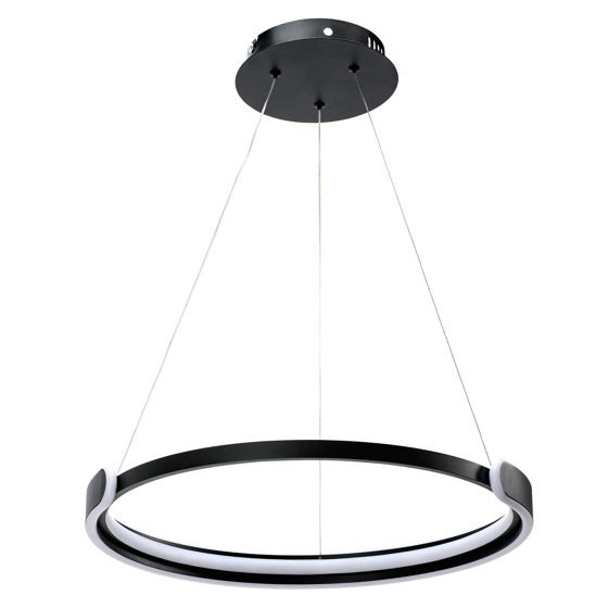 TOOLIGHT taklampa APP1927-CP Black LED Svart 50,5x50,5x80cm