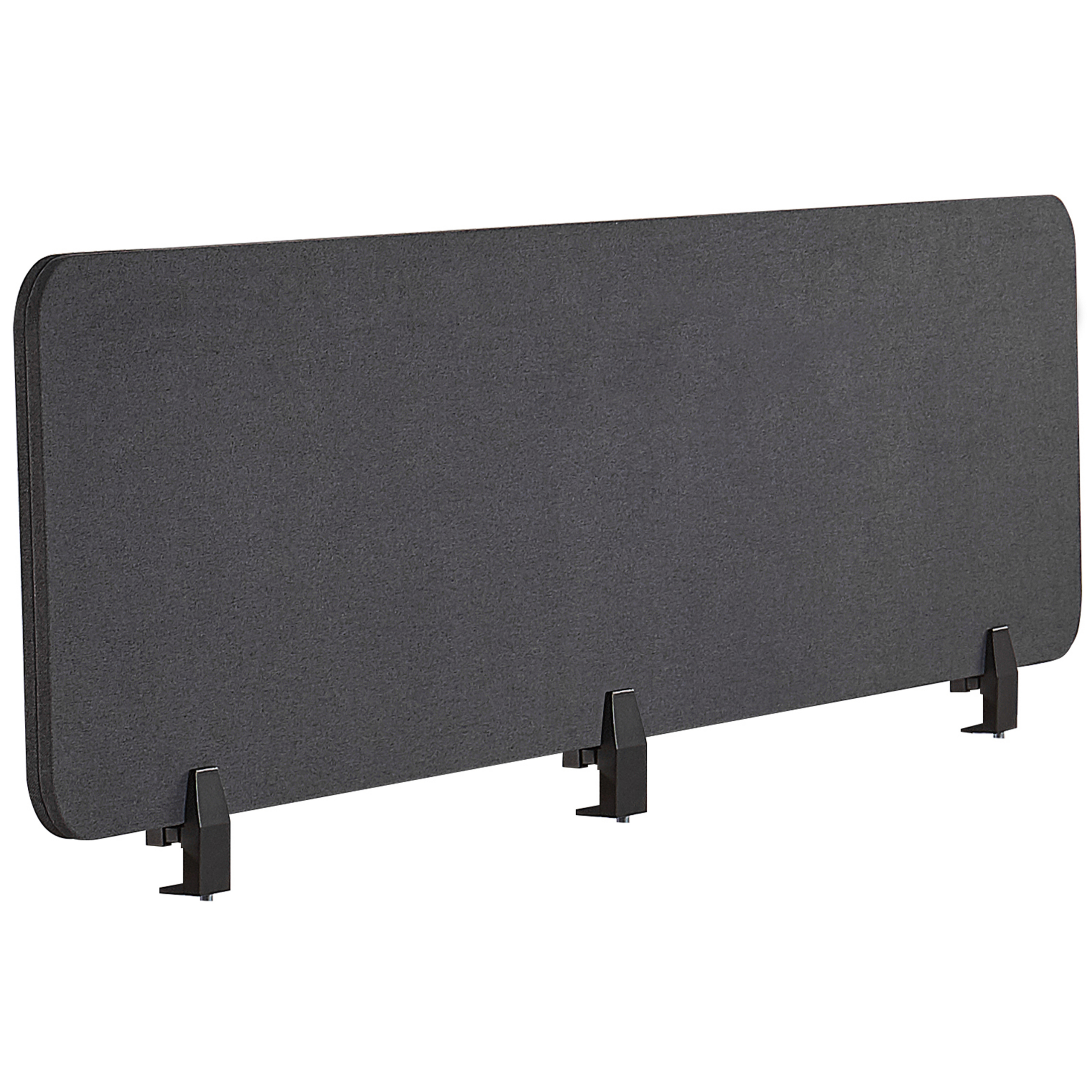 Skiljevägg för skrivbord WALLY 180 x 40 cm Mörkgrå