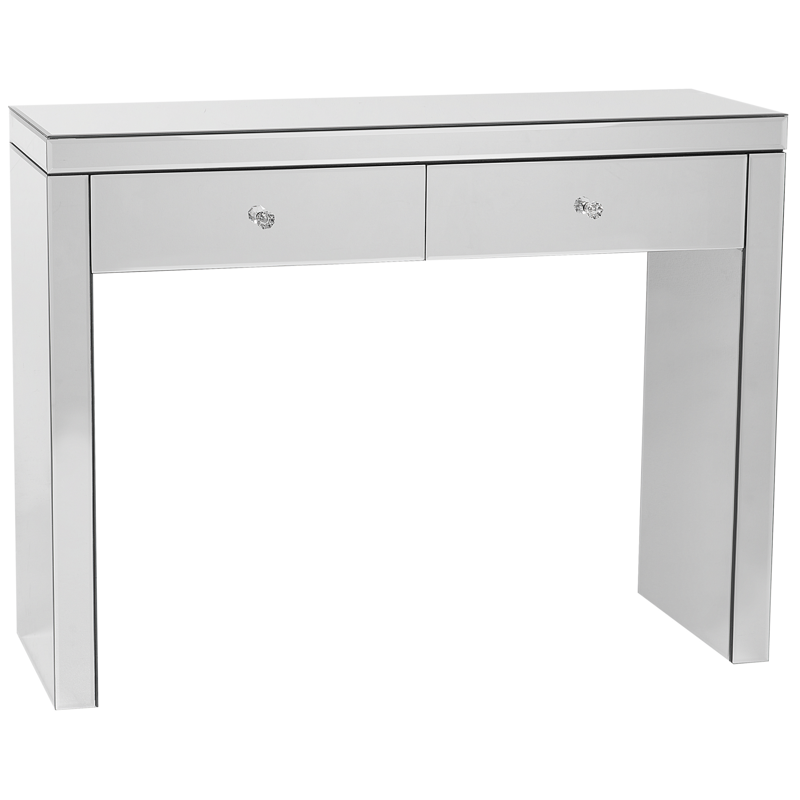 Konsolbord MARLE Spegelblank silver