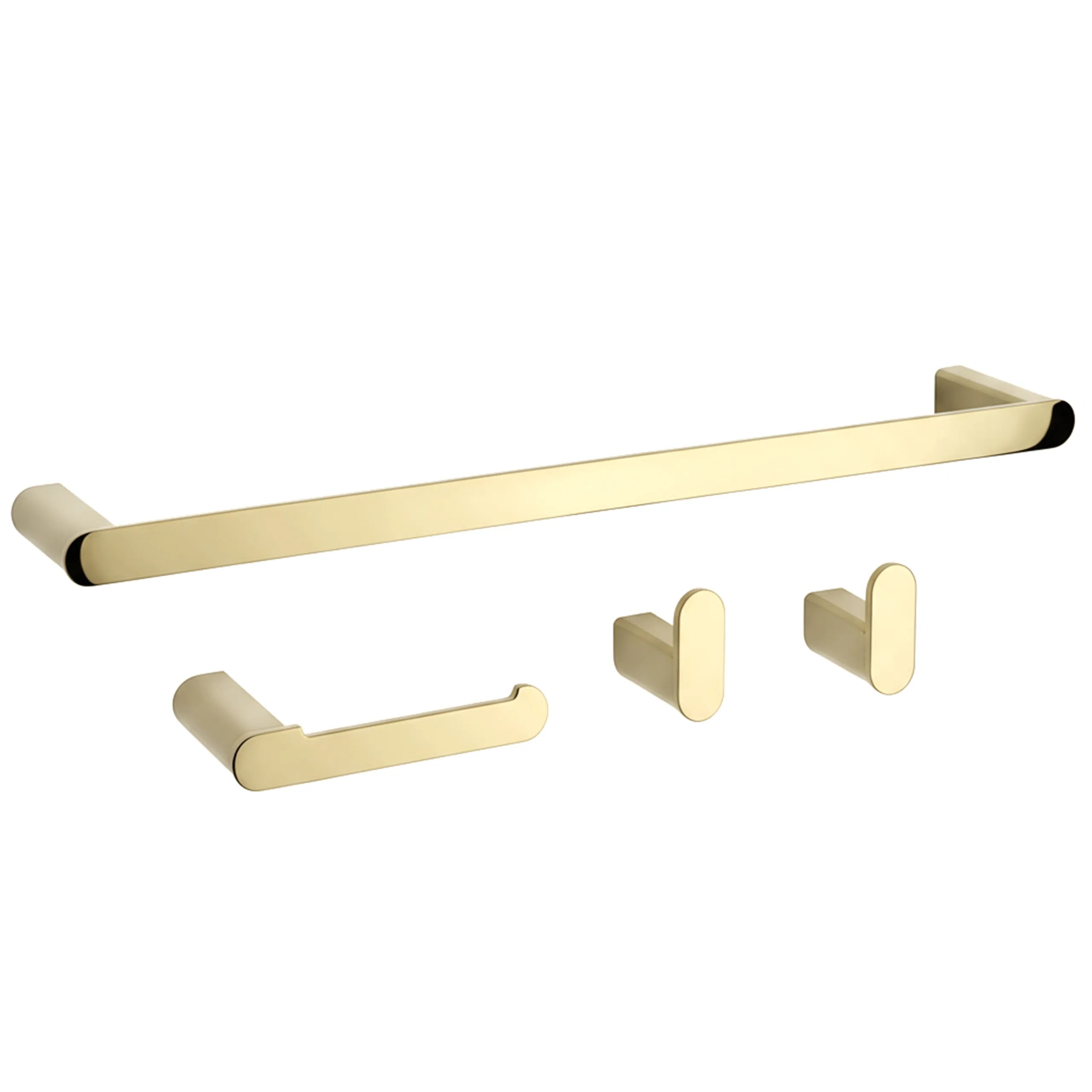 REA Set Med Badrumskrokar MATI Guld, 60x6,8x3cm
