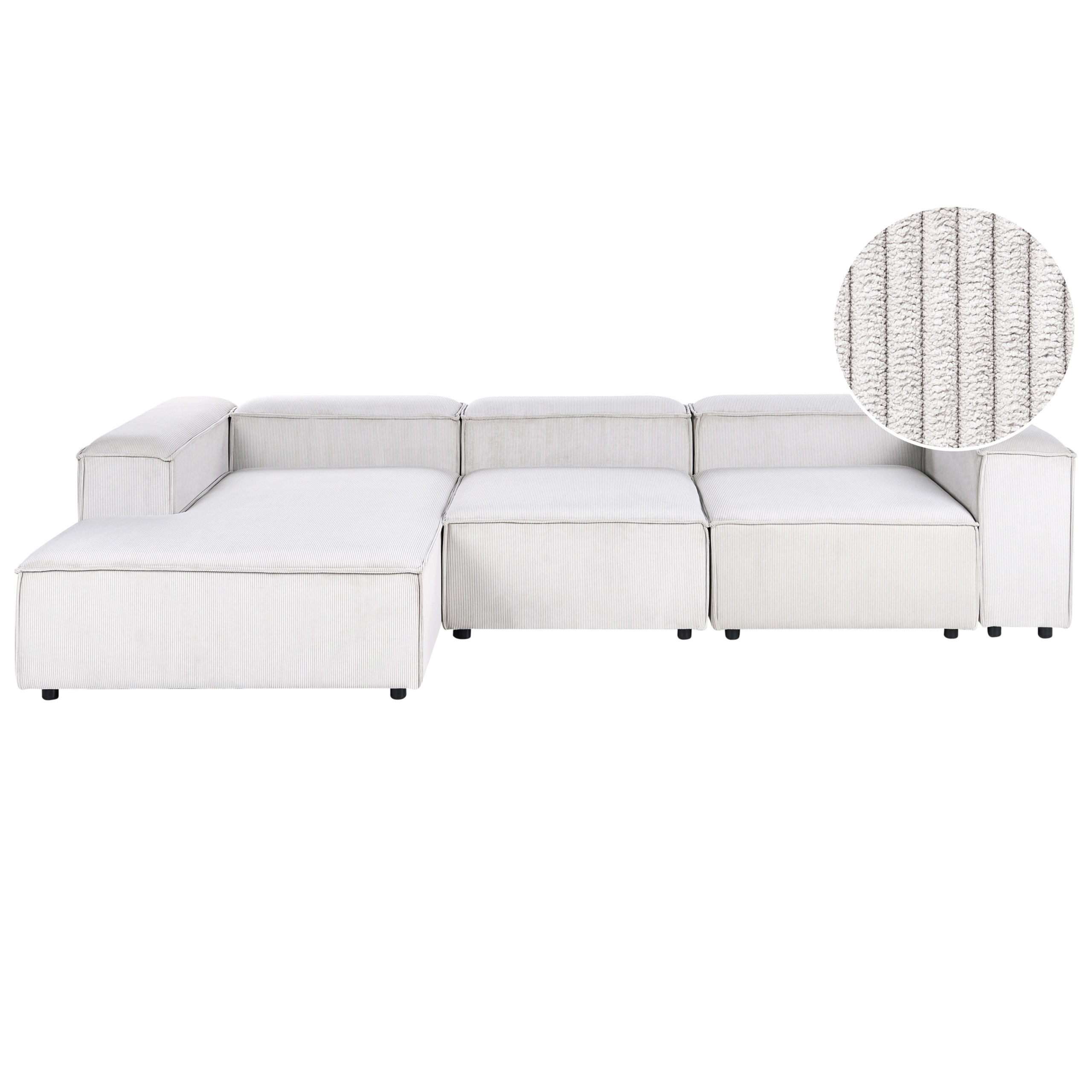 Modulär hörnsoffa 4-sits ARDAL Manchester Off-White Högervänd