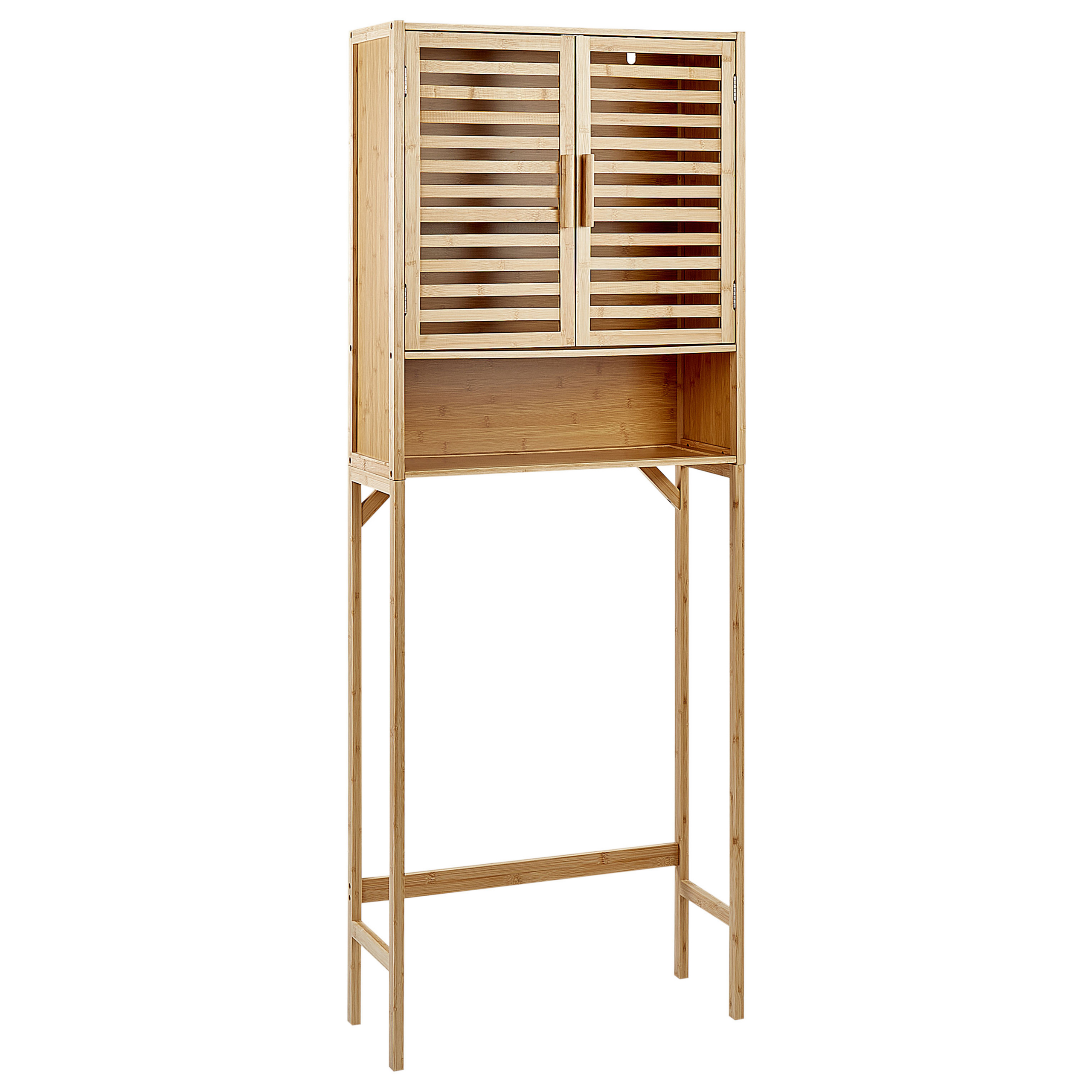 Badrumsskåp OKARCHE 63 cm Bambu Ljusbrun
