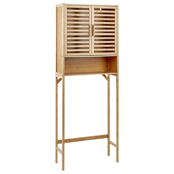 Badrumsskåp OKARCHE 63 cm Bambu Ljusbrun