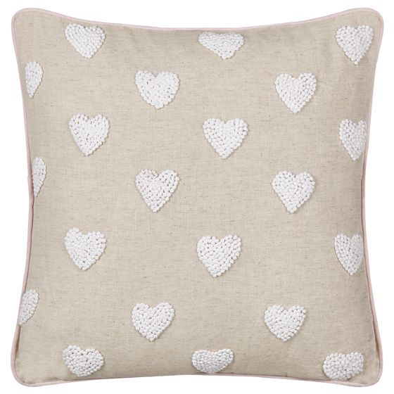 Prydnadskudde GAZANIA 45 x 45 cm Bomull Beige