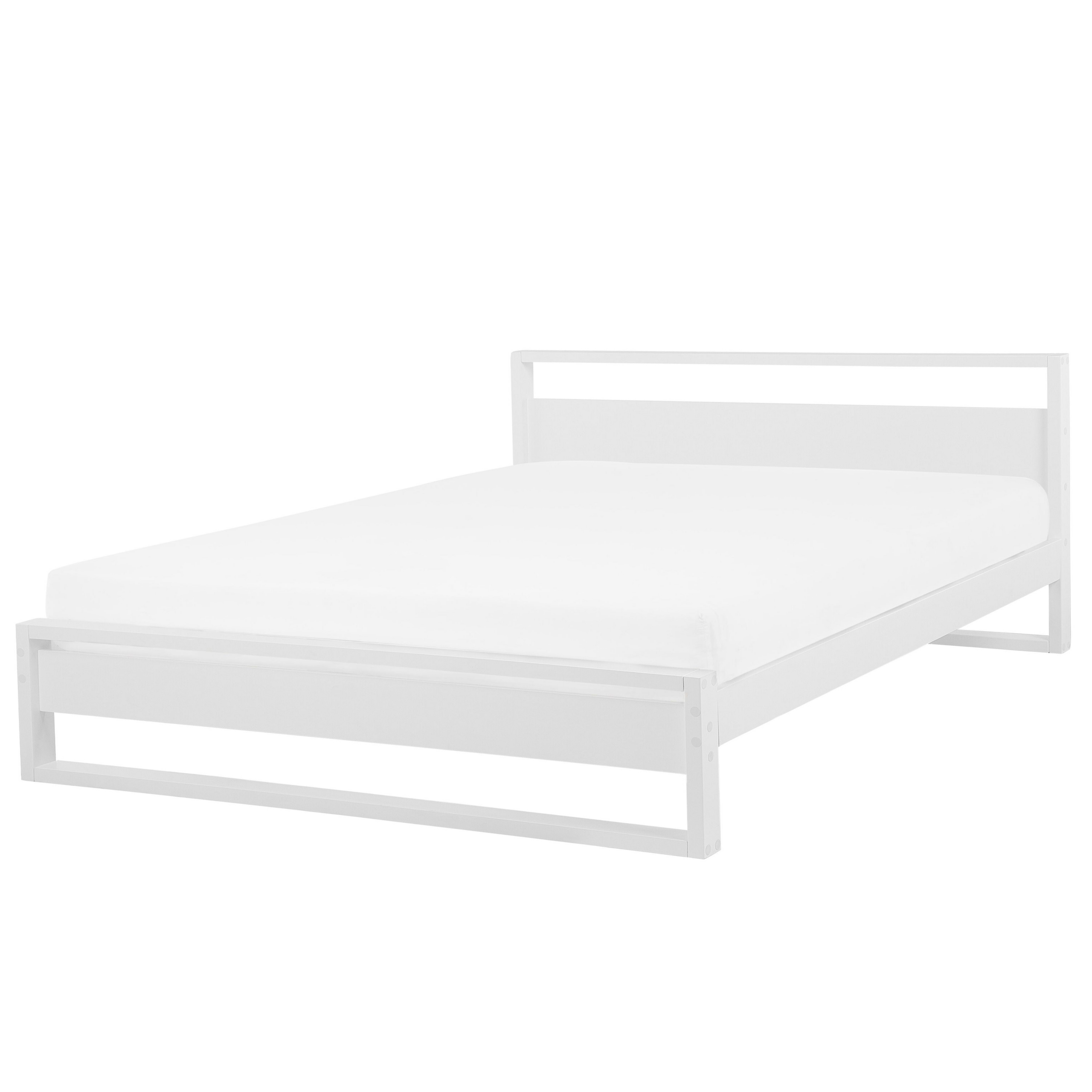 Säng med lamellram Furu GIULIA 180 x 200 cm Vit
