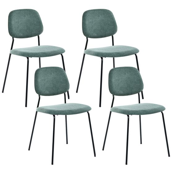 Set med 4 matstolar RILEY Grön