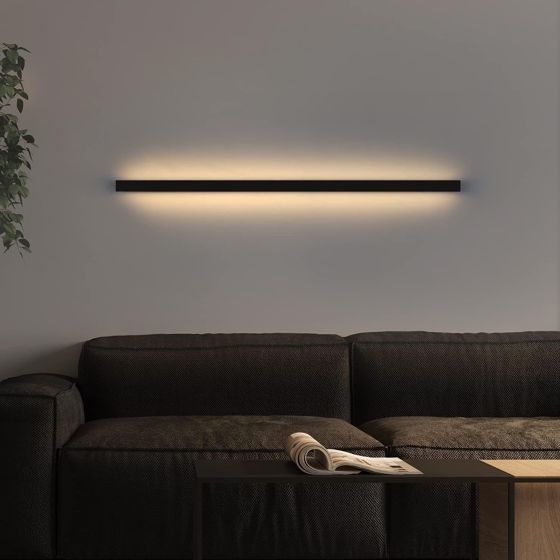 NETTLIFE LED - vägglampa, för inomhusbruk - modern, 60 cm, 21 W korridorlampa upp- och nermonterad, varmvit