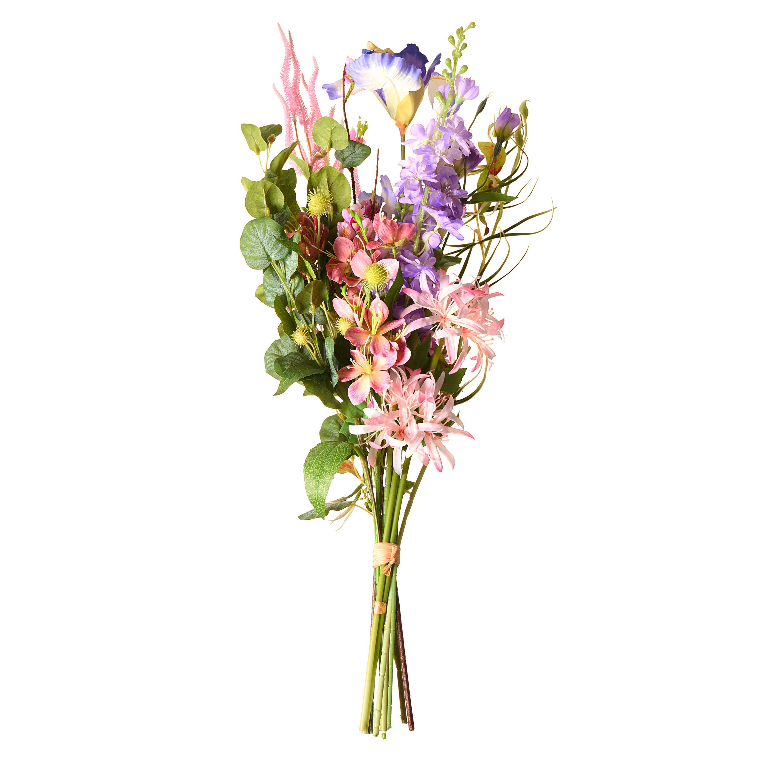 Konstgjord blomsterbukett ARGALO 80 cm Flerfärgad