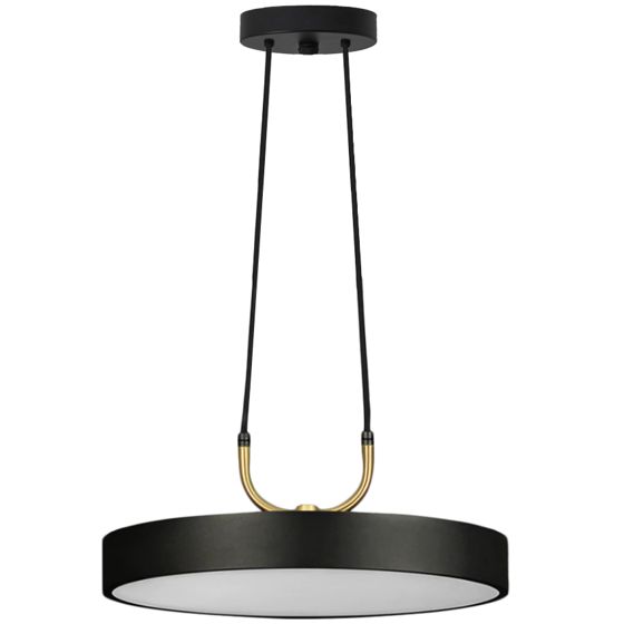 TOOLIGHT hängande taklampa LED APP947-1CP ROUND 30cm Svart 30x30x4cm